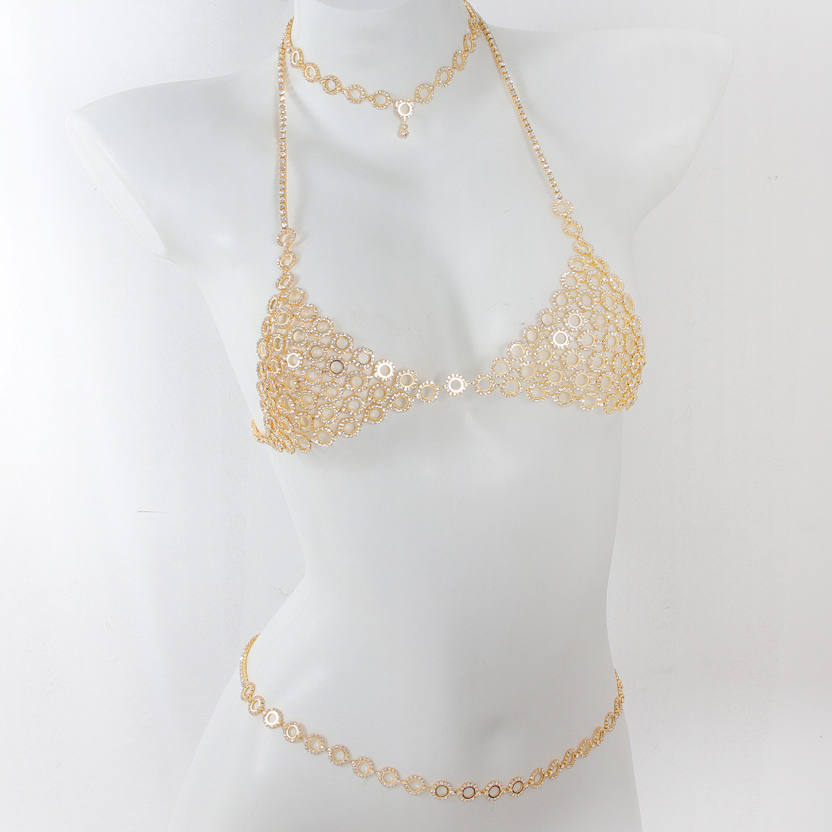 Body Jewelry Retainers - 세련된 원형 스플라이싱 라이트 럭셔리 스타일