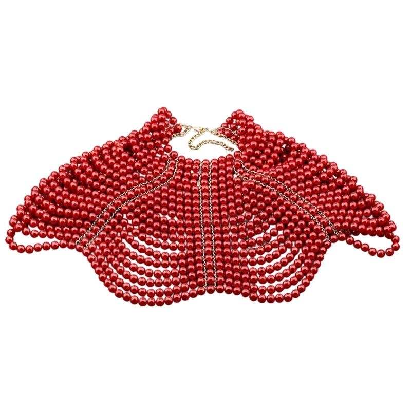 Body Jewelry For You - 49MD 우아한 여성 목도리 멀티 레이어