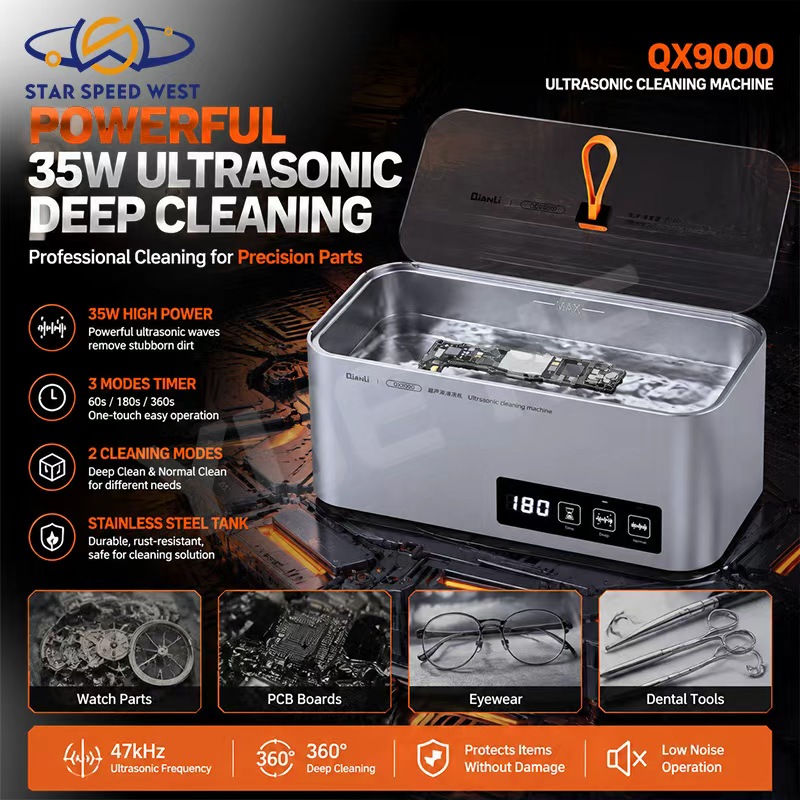 Body Jewelry Repair - QIANLI QX9000 초음파 세척기 35W 47kHz