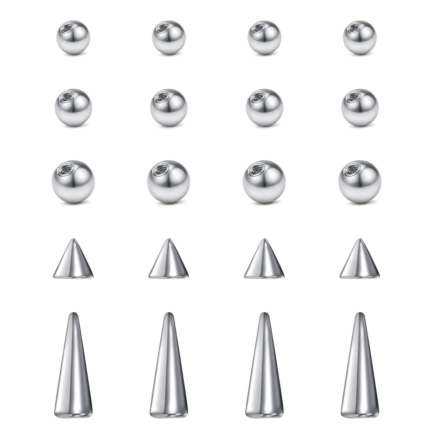 Body Jewelry Replacement Ball - 입술 스터드 Labret 귀걸이 얼굴을 위한