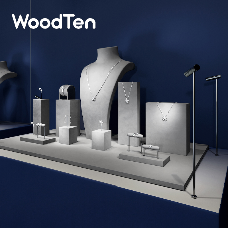 WoodTen 고급 주얼리 디스플레이 스탠드, 회색 극 - Body Jewelry Necklace 리뷰 및 가격