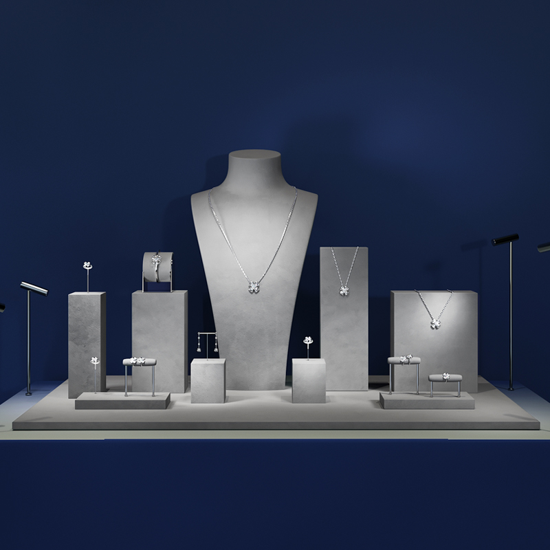WoodTen 고급 주얼리 디스플레이 스탠드, 회색 극 - Body Jewelry Necklace 리뷰 및 가격