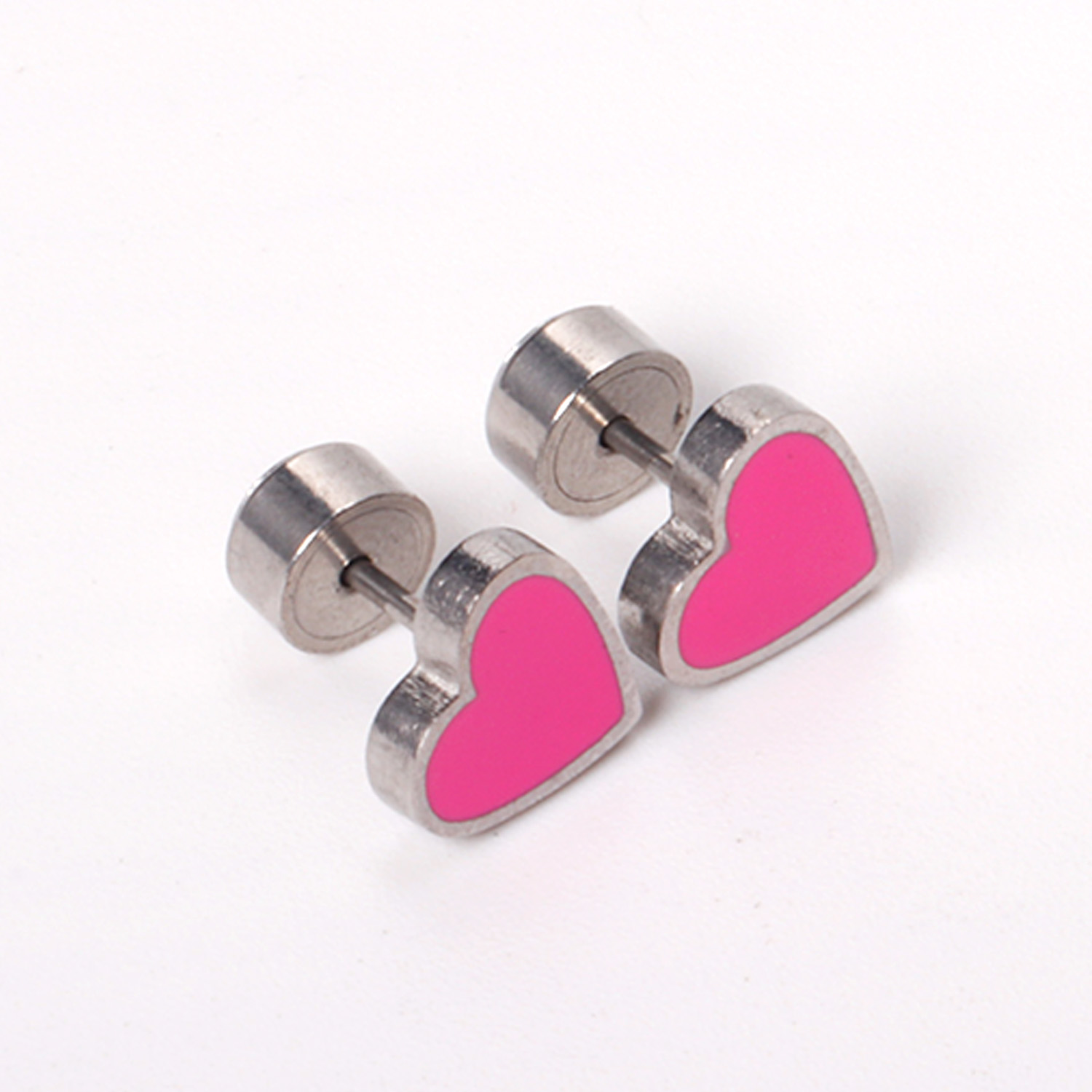 LUXUKISSKIDS 로맨틱 러브 하트 레드/핑크 아 - Body Jewelry Surgical Steel 리뷰 및 가격