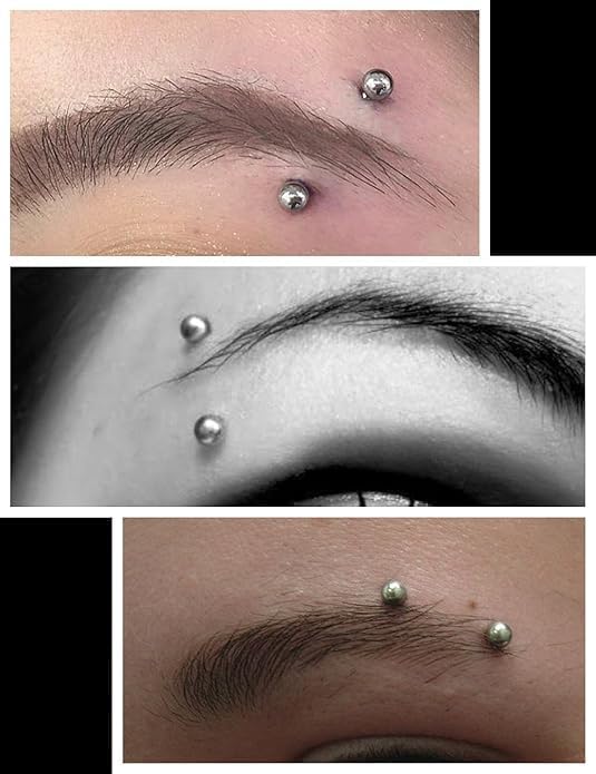 32개/세트 수술용 강철 곡선형 바벨 작은 눈썹 링 버 - Body Jewelry Surgical Steel 리뷰 및 가격