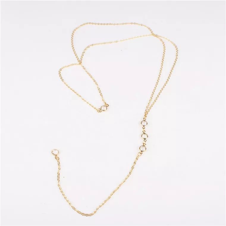 새로운 라인스톤 섹시 여성 백 체인 목걸이 비키니 비치 - Body Jewelry For You 리뷰 및 가격