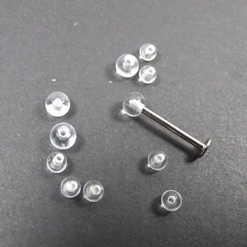 100pcs 투명 교체 예비 공 Labret 바벨 바  - Body Jewelry Replacement Ball 리뷰 및 가격