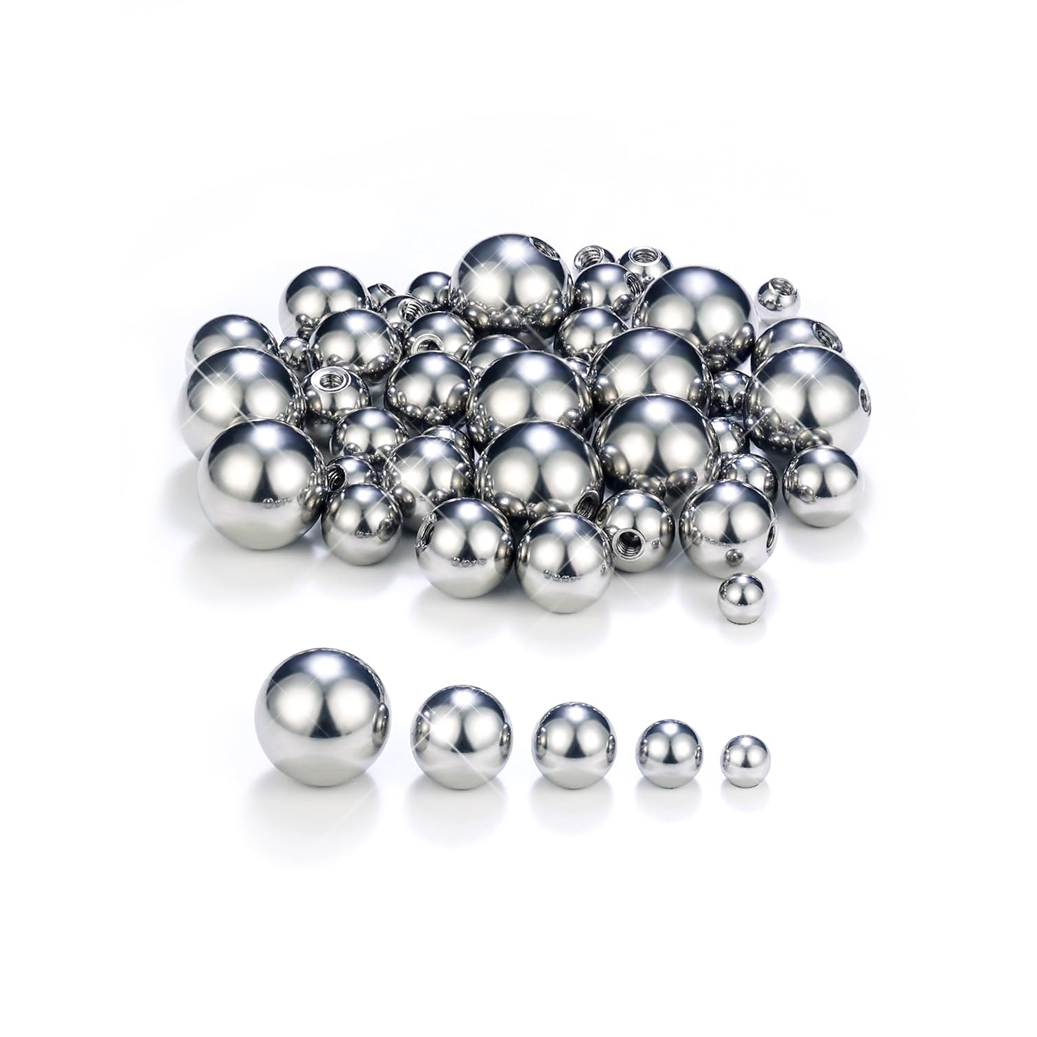 14G 3mm 4mm 5mm 6mm 8mm 외부로 31 - Body Jewelry Replacement Ball 리뷰 및 가격