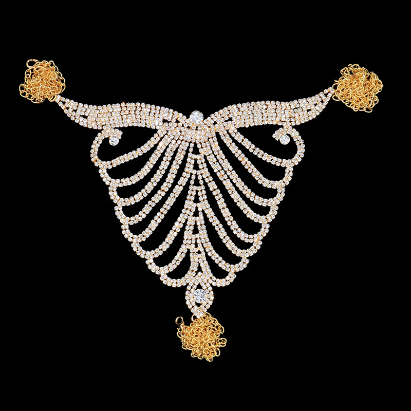 Stonefans 티팬티 및 허리 체인 세트, 여성용  - Body Jewelry Retainers 리뷰 및 가격