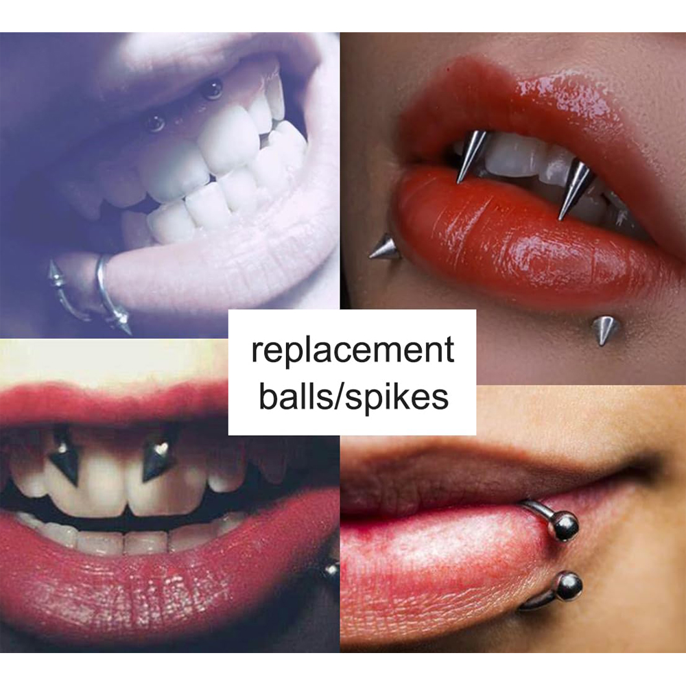 입술 스터드 Labret 귀걸이 얼굴을 위한 20pcs - Body Jewelry Replacement Ball 리뷰 및 가격