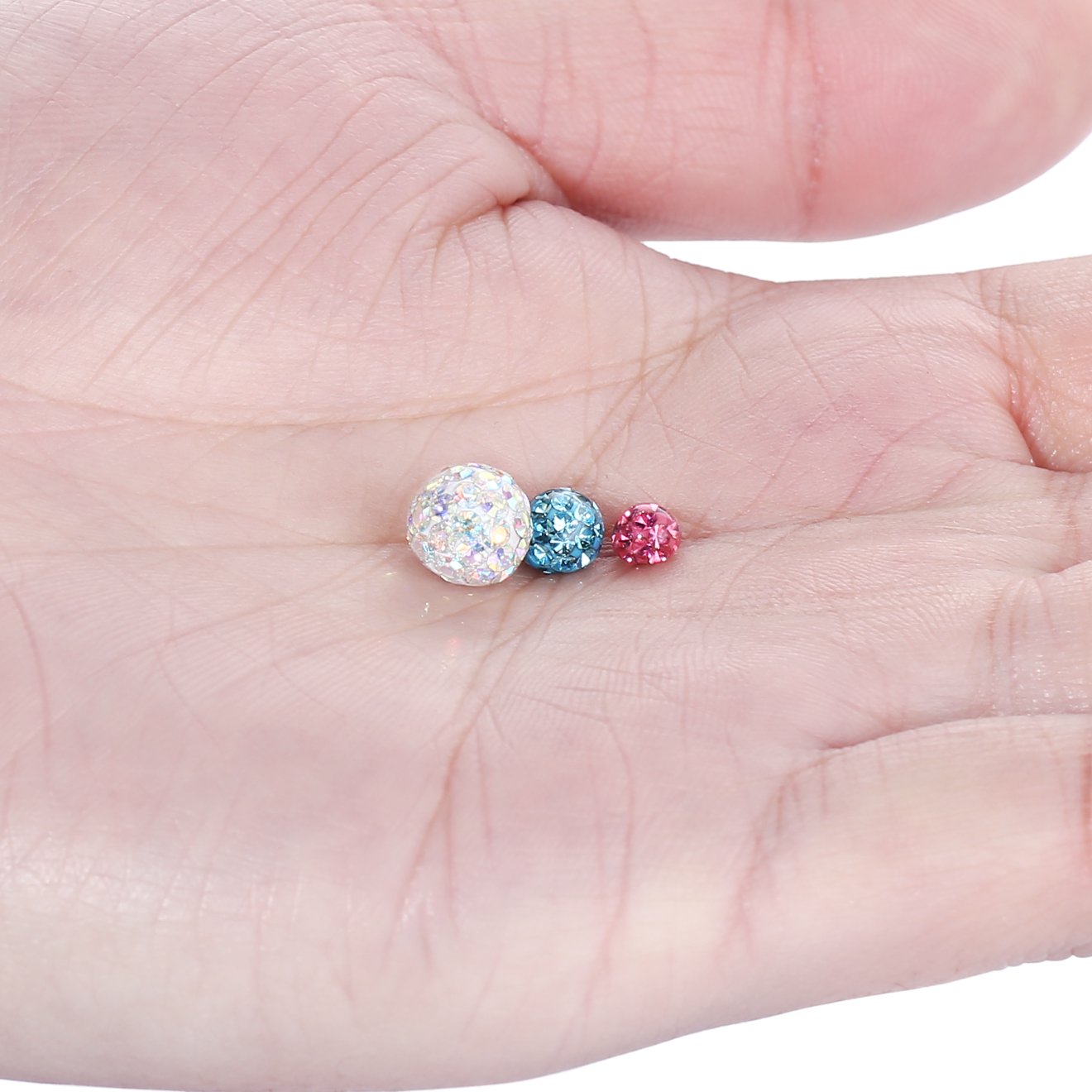 수술용 스테인리스 스틸 바디 천공 주얼리 교체, 스파클 - Body Jewelry Replacement Ball 리뷰 및 가격